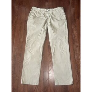 Incotex Slowear Pants Cotton Comfort Pockets Beige Mens Size 38x32